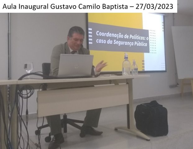 Aula Inaugural Gustavo Baptista